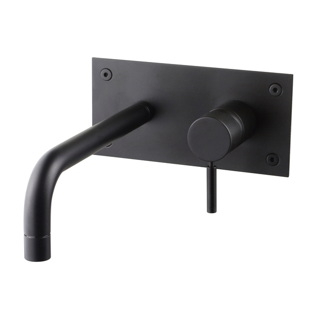 tvättställsblandare box008 för inbyggnad mattsvart | beijerbygg byggmaterial